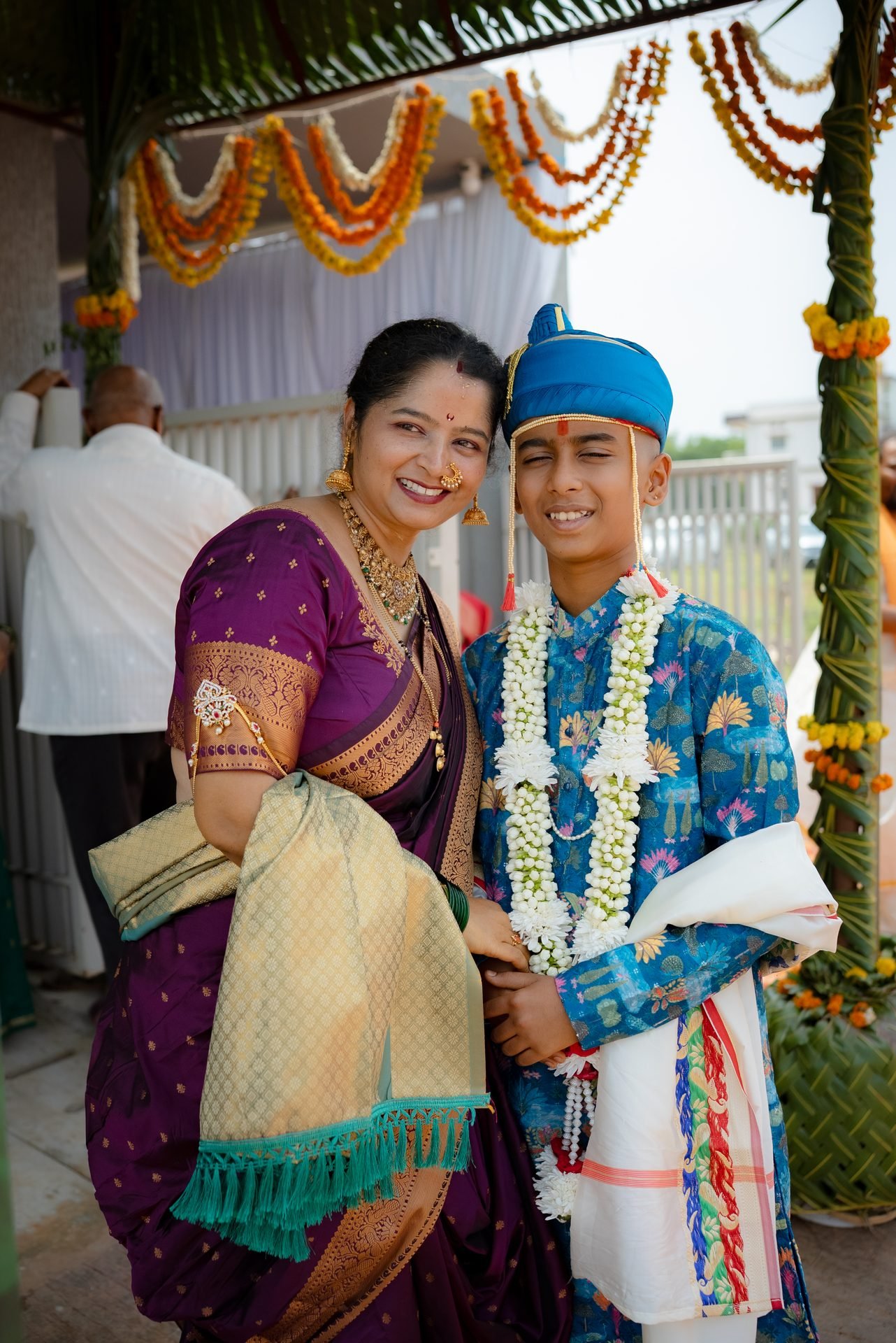 Traditional Wedding Couple Portrait